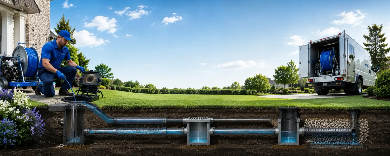 Outdoor drain cleaning information for Bombay, NY